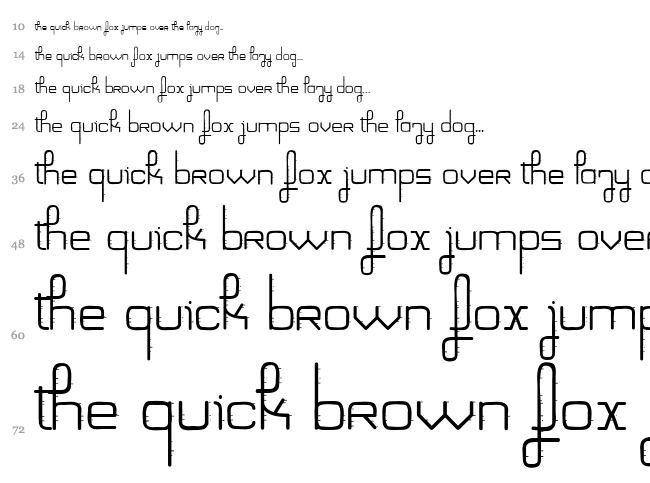 Filament Galactique font waterfall